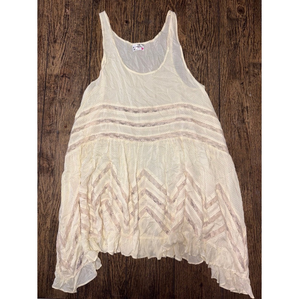 Free People Voile Trapeze lace Dress M